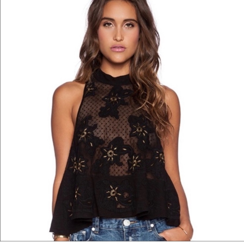 Free People Lace top
